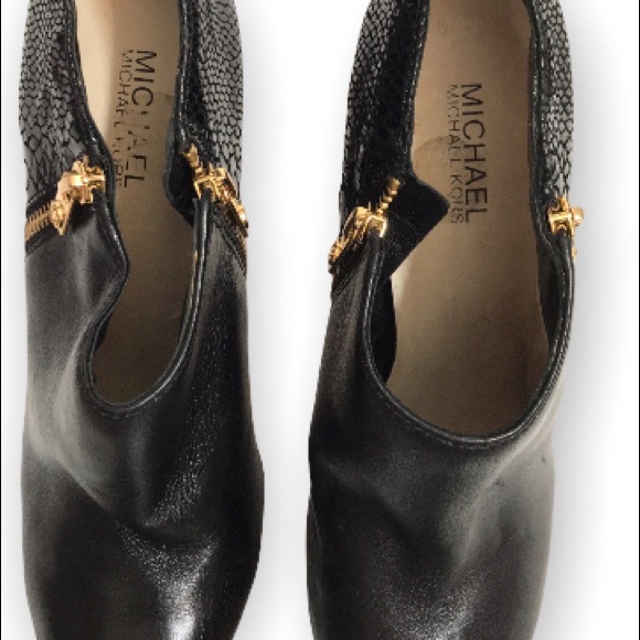 MICHAEL KORS York Platform Black Ankle Boots.. Size:8.5 - Picture 8 of 13